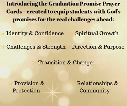 Graduation Promise Prayer Cards